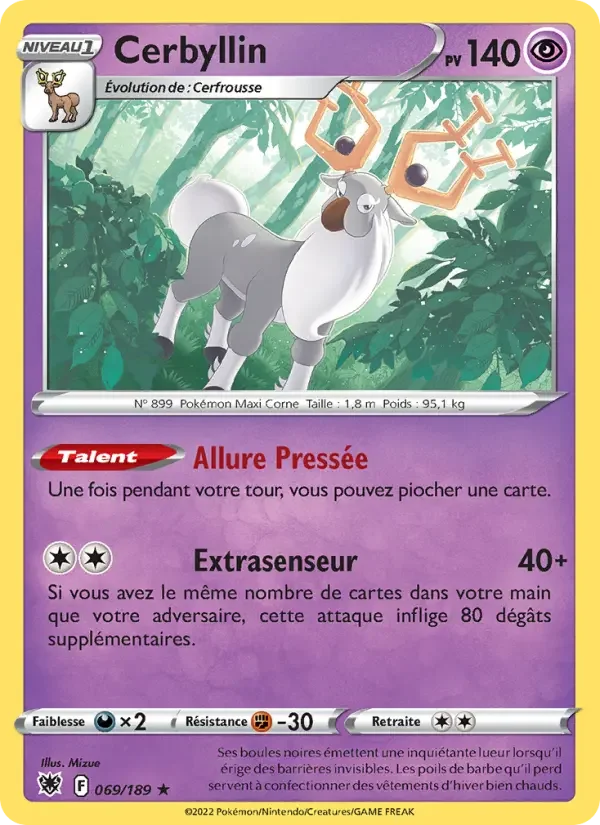 Carte Pokémon Cerbyllin — Astres Radieux