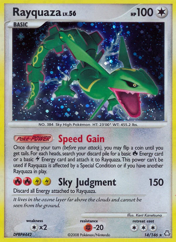 Carte Pokémon Rayquaza — Éveil des Légendes