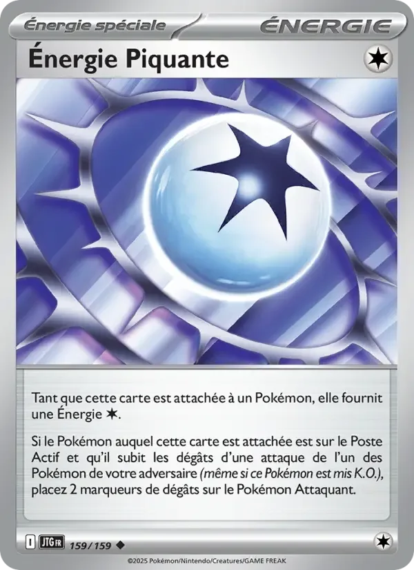 Carte Pokémon Énergie Piquante — Aventures Ensemble