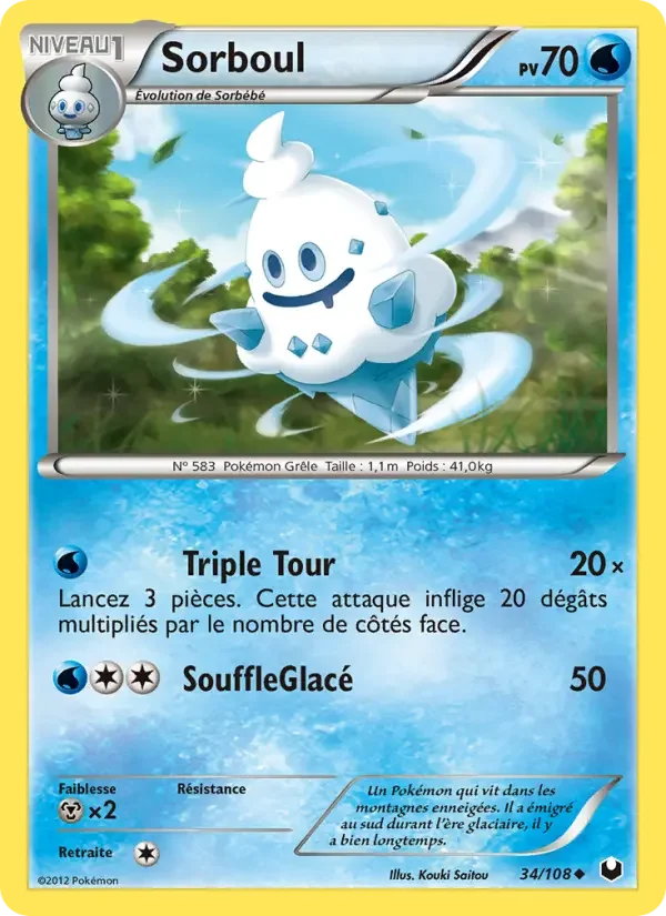 Carte Pokémon Sorboul — Explorateurs Obscurs