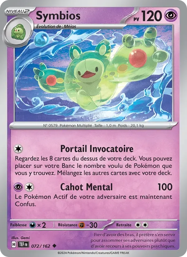 Carte Pokémon Symbios — Forces Temporelles