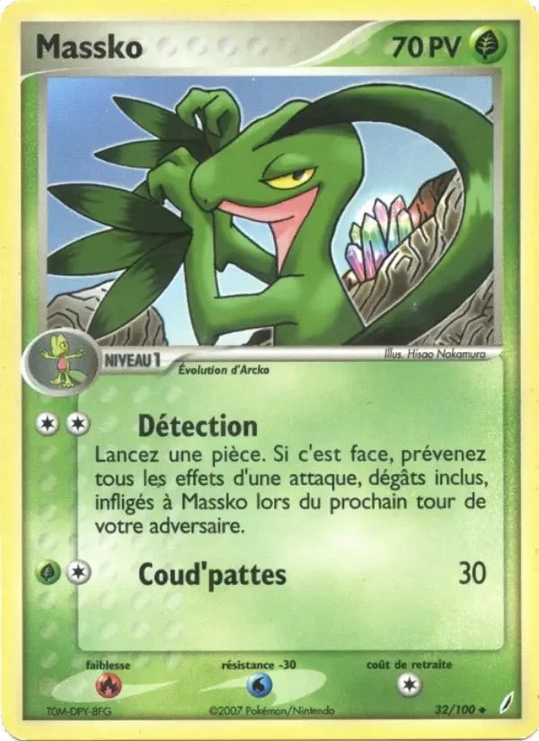 Carte Pokémon Massko — Gardiens de Cristal