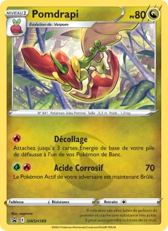 Carte Pokémon Flapple — Promos Épée et Bouclier