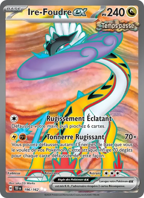 Carte Pokémon Ire-Foudre-ex — Forces Temporelles