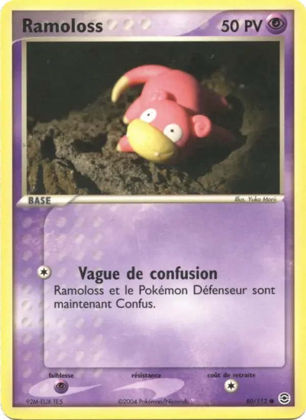 Carte Pokémon Ramoloss — Rouge Feu & Vert Feuille