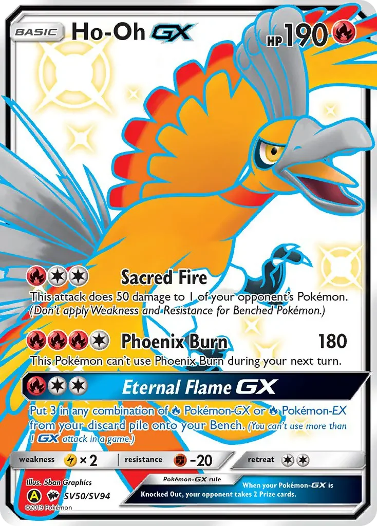 Carte Ho-Oh-GX