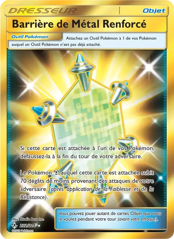 Carte Pokémon Barrière de Métal Renforcé — Alliance Infaillible