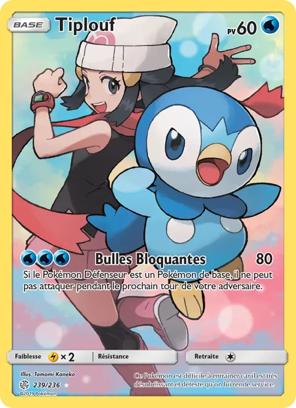 Carte Pokémon Tiplouf — Éclipse Cosmique