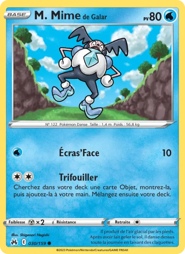 Carte Pokémon M. Mime de Galar — Zénith Suprême