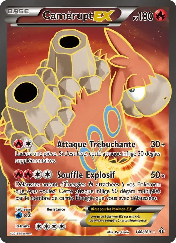 Carte Pokémon Camérupt EX — Primo-Choc