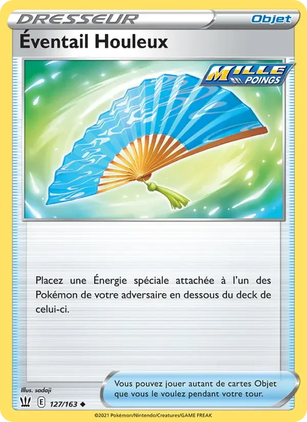 Carte Éventail Houleux