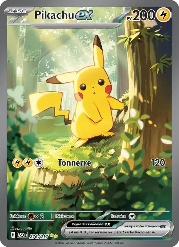 Carte Pikachu-ex