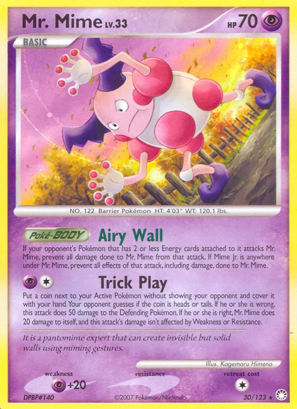 Carte Pokémon M. Mime — Trésors Mystérieux