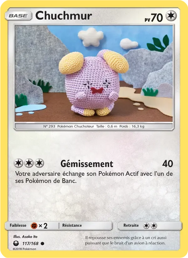 Carte Pokémon Chuchmur — Tempête Céleste