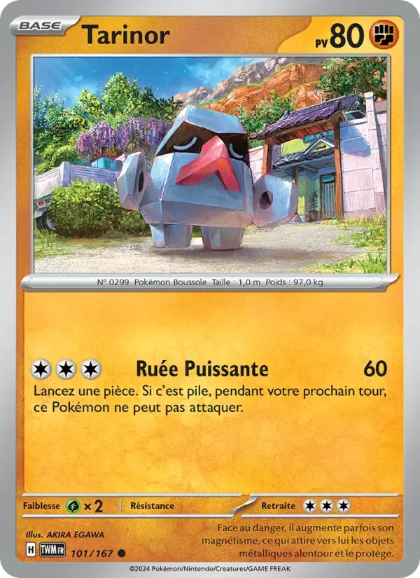 Carte Pokémon Tarinor — Mascarade Crépusculaire
