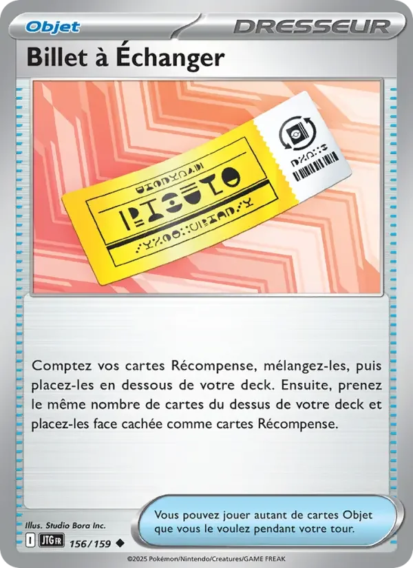 Carte Pokémon Billet à Échanger — Aventures Ensemble