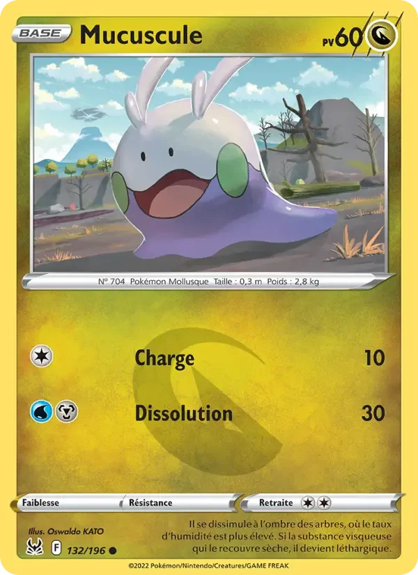 Carte Pokémon Mucuscule — Origine Perdue