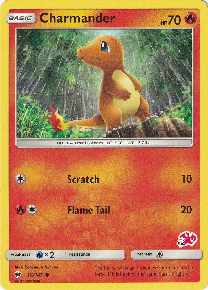 Carte Pokémon Salamèche — Ombres Ardentes