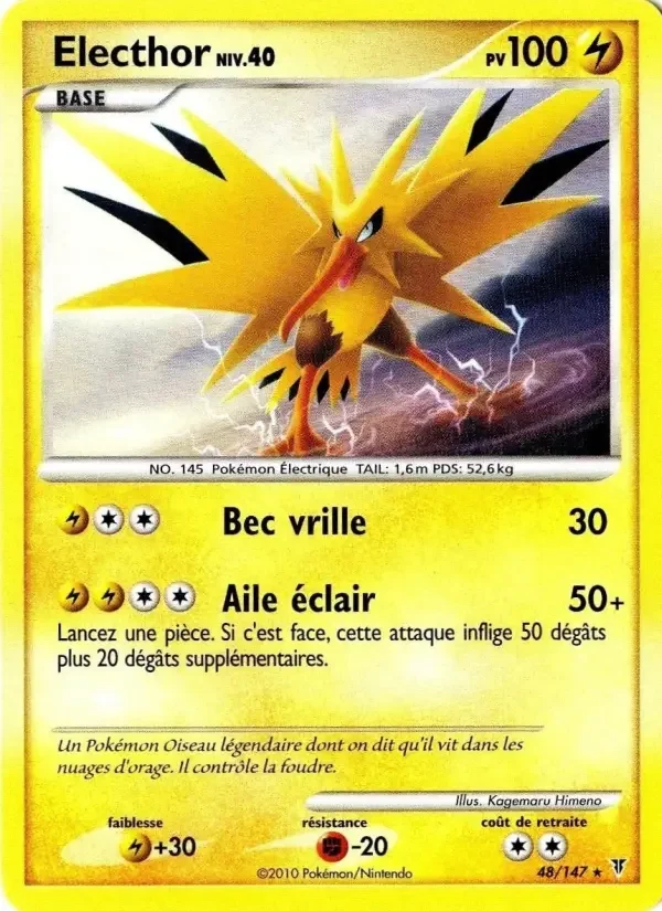 Carte Pokémon Electhor — Vainqueurs Suprêmes