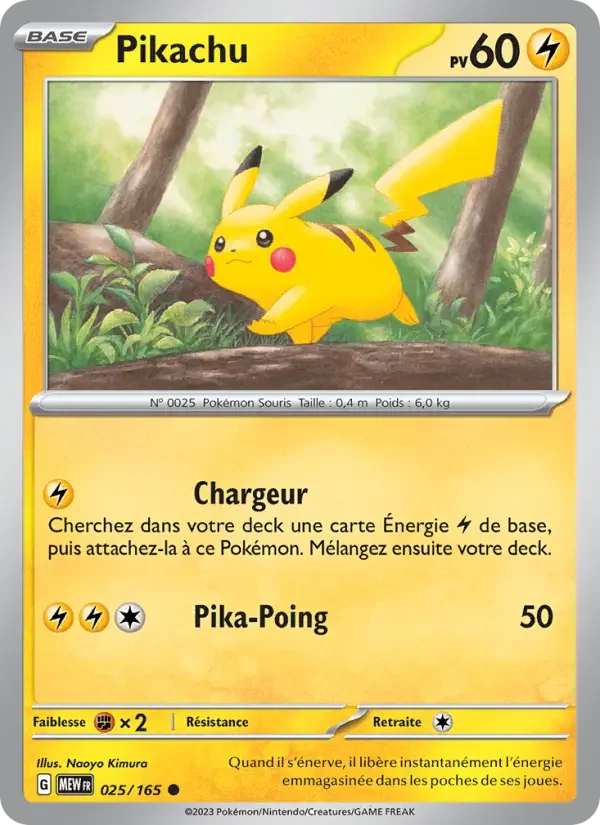 Carte Pikachu