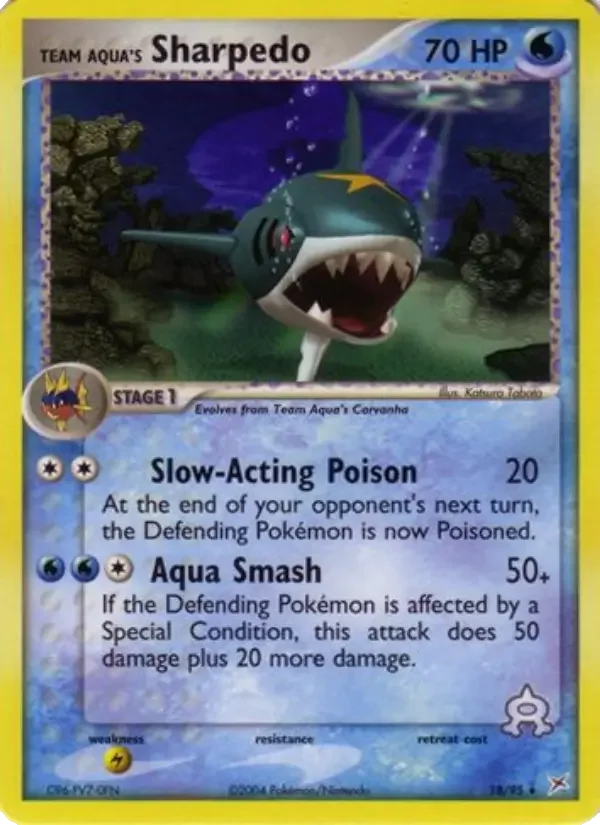 Carte Sharpedo de Team Aqua