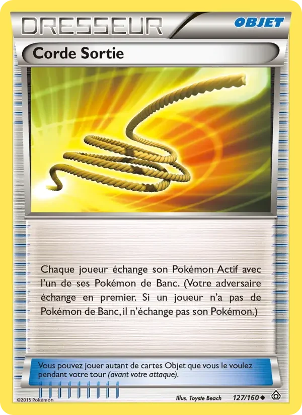 Carte Pokémon Corde Sortie — Primo-Choc