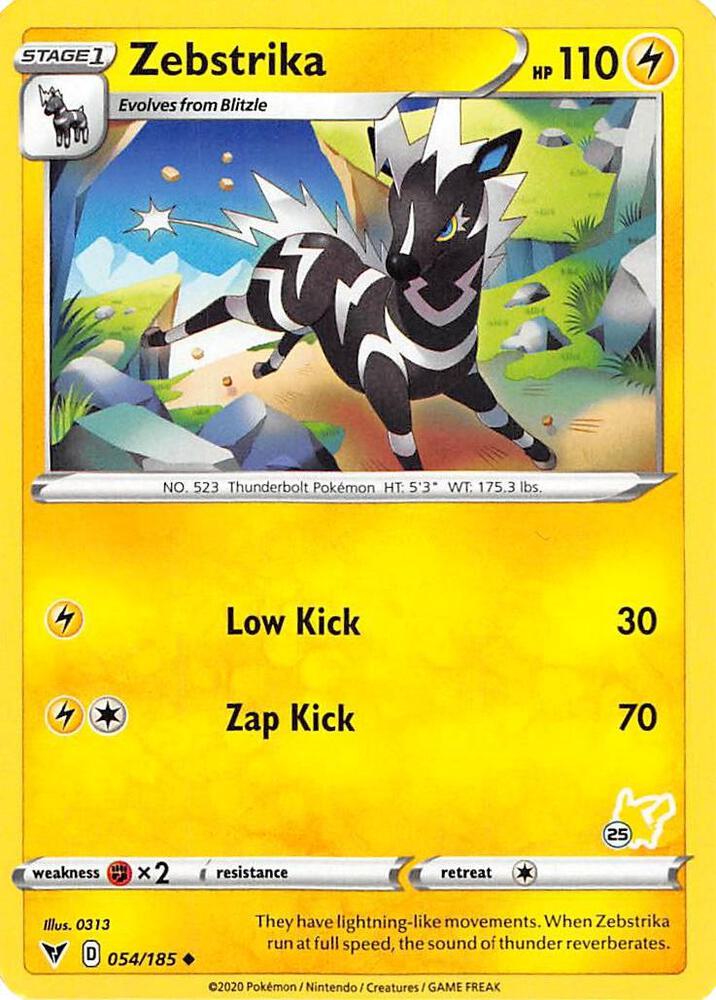 Carte Pokémon Zéblitz — Voltage Éclatant