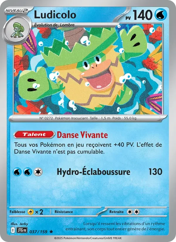 Carte Pokémon Ludicolo — Aventures Ensemble