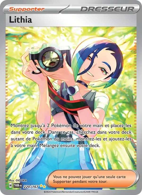 Carte Pokémon Lithia — Mascarade Crépusculaire