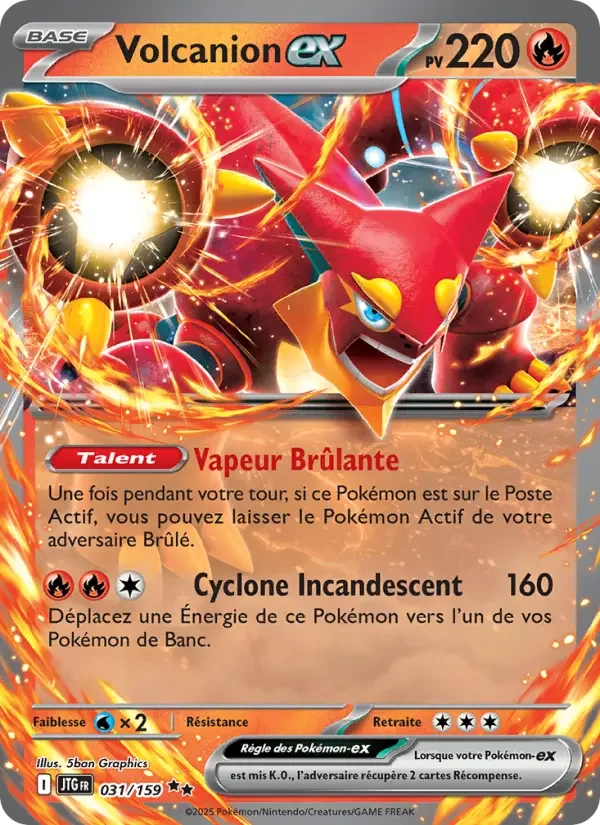 Carte Pokémon Volcanion-ex — Aventures Ensemble