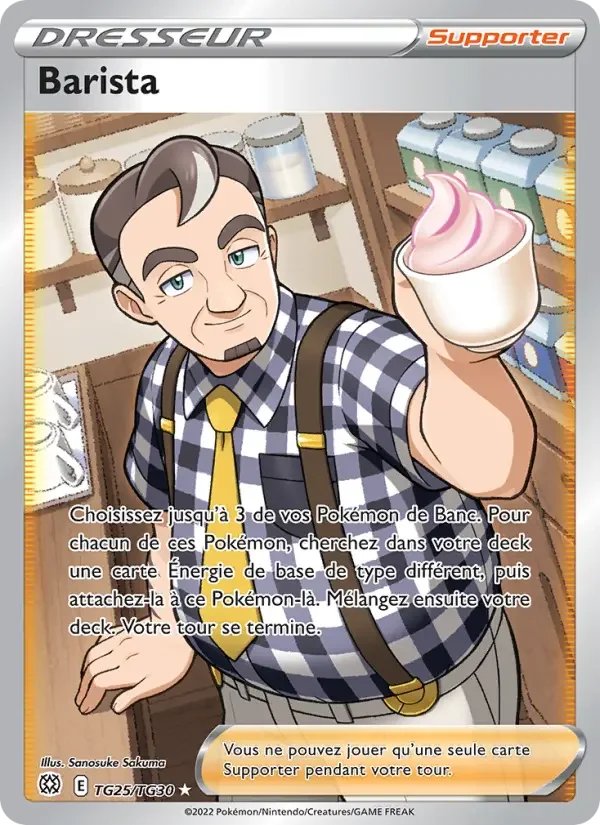 Carte Barista