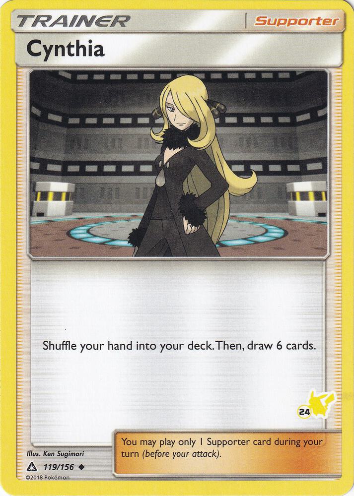 Carte Pokémon Cynthia — Ultra-Prisme