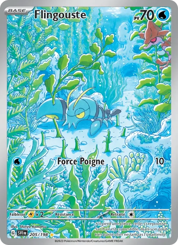 Carte Pokémon Flingouste — Écarlate et Violet