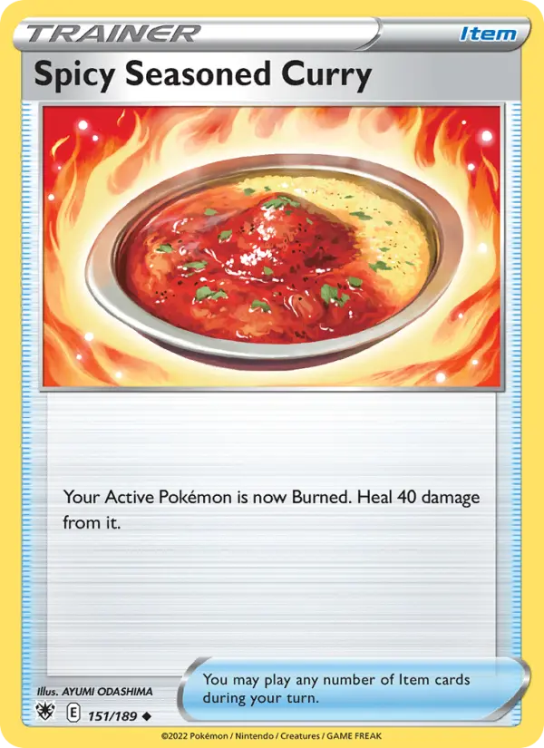 Carte Pokémon Spicy Seasoned Curry — Promos Épée et Bouclier