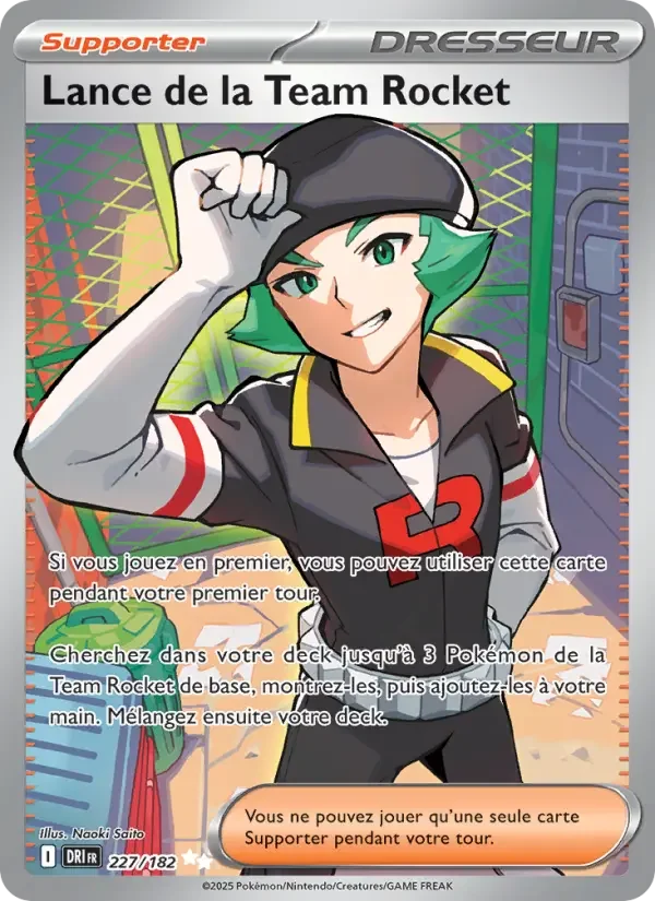 Carte Pokémon Lance de la Team Rocket — Rivalités Destinées