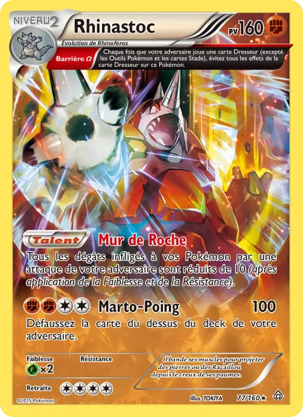 Carte Pokémon Rhinastoc — Primo-Choc