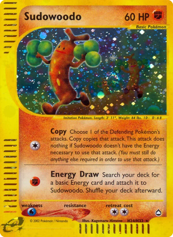 Carte Pokémon Simularbre — Aquapolis