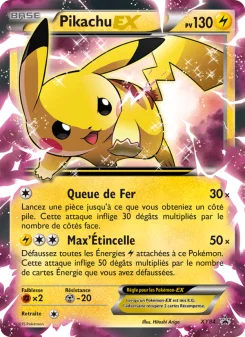 Carte Pokémon Pikachu EX — Promos X&Y