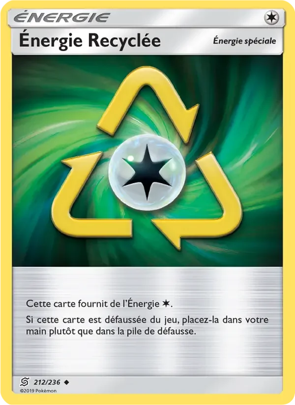 Carte Pokémon Énergie Recyclée — Harmonie des Esprits
