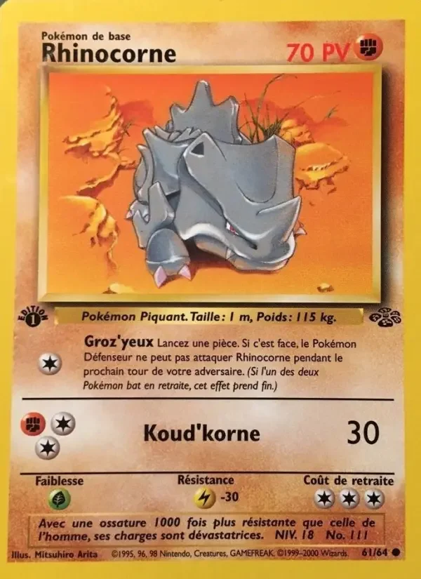 Carte Rhinocorne