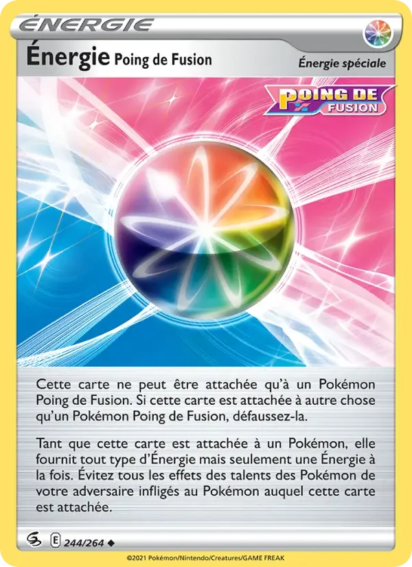 Carte Énergie Poing de Fusion