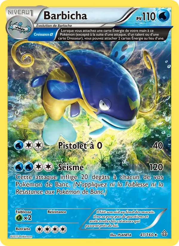 Carte Pokémon Barbicha — Primo-Choc