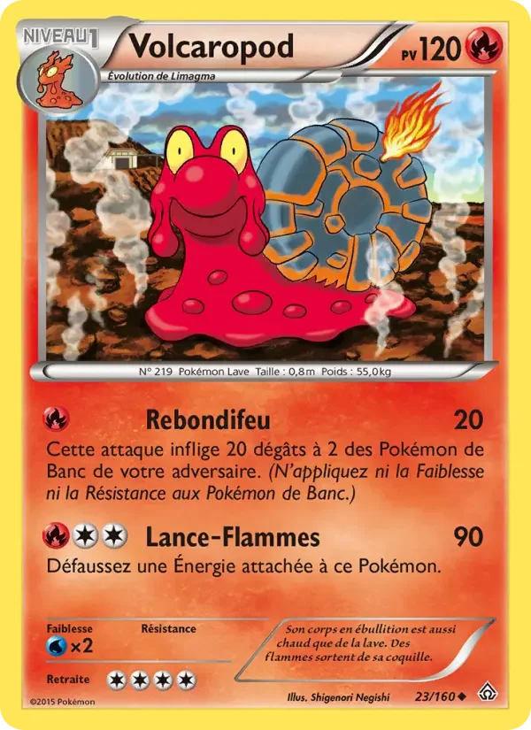 Carte Pokémon Volcaropod — Primo-Choc