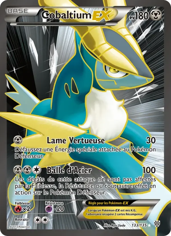 Carte Pokémon Cobaltium-EX — Tempête Plasma