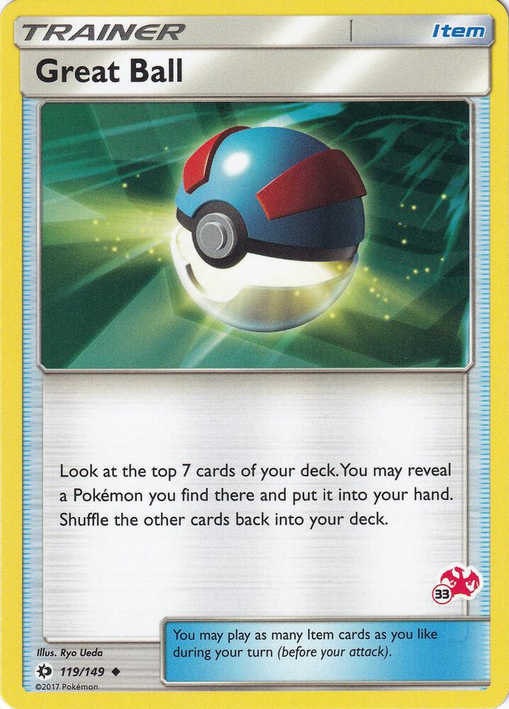 Carte Pokémon Super Ball — Soleil et Lune