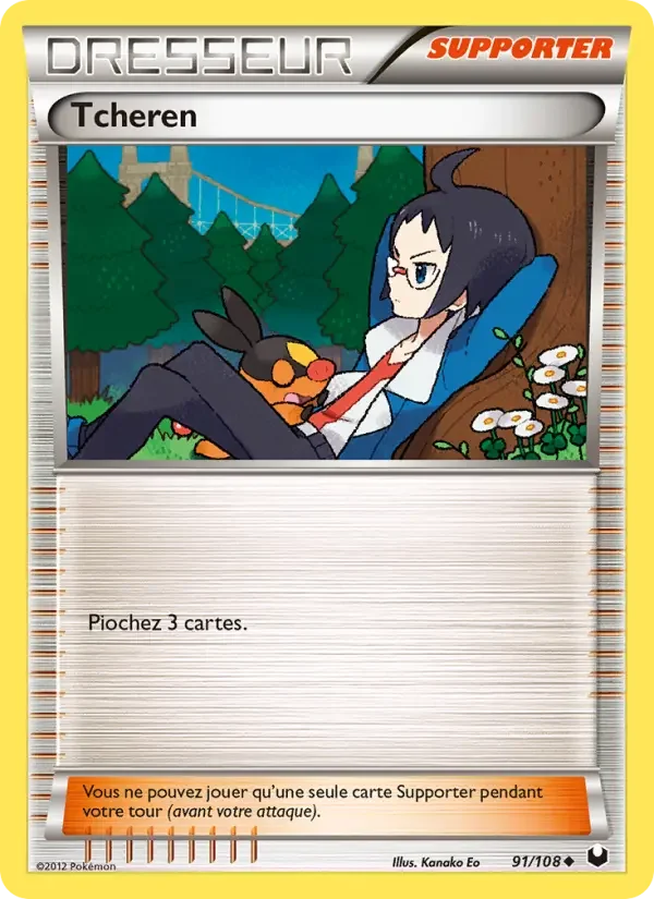 Carte Pokémon Tcheren — Explorateurs Obscurs