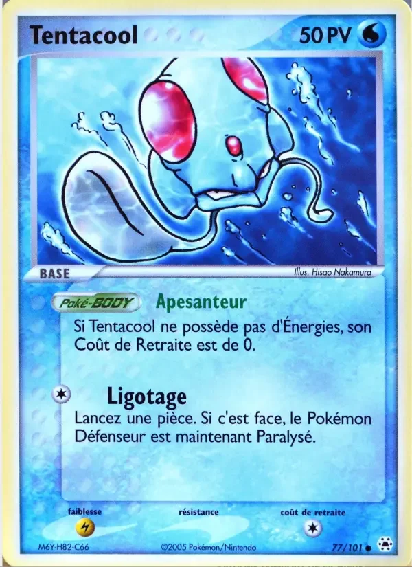 Carte Pokémon Tentacool — Légendes Oubliées