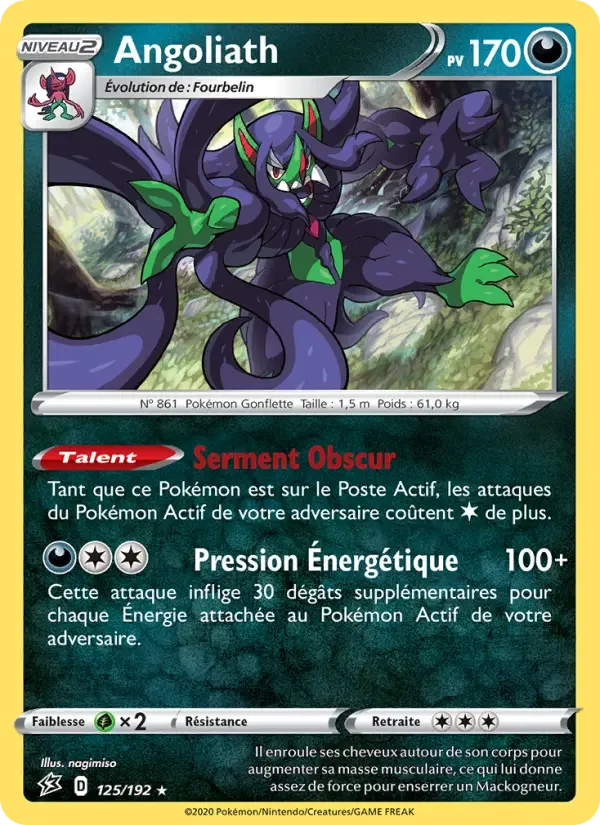 Carte Pokémon Angoliath — Clash des Rebelles