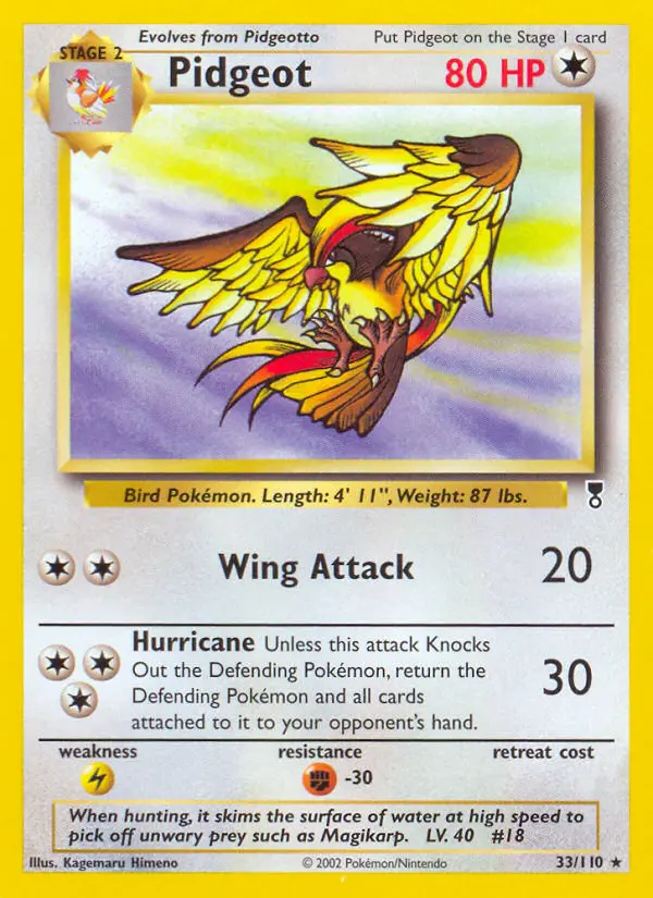 Carte Pokémon Roucarnage — Legendary Collection