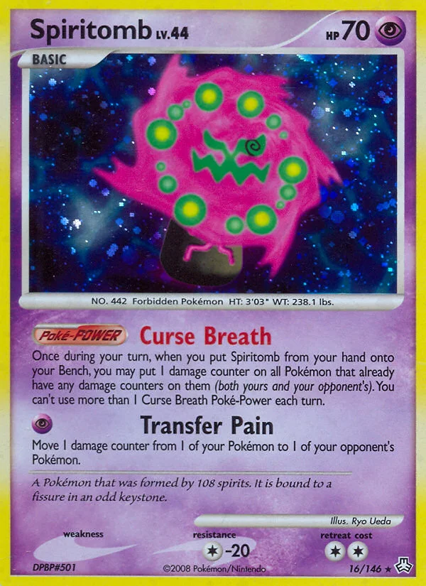 Carte Pokémon Spiritomb — Éveil des Légendes